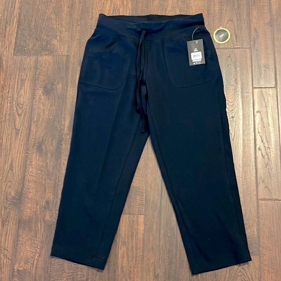 Athletic Works Blue Core Knit Capri Pants with Drawstring & Tee Size XS (0-2) - Picture 2 of 12